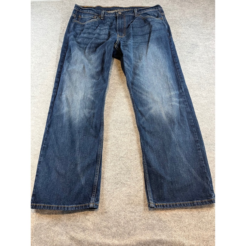 Levi's Men 569 Loose Straight Dark Wash Denim Jeans 36x30 Relaxed Streetwear